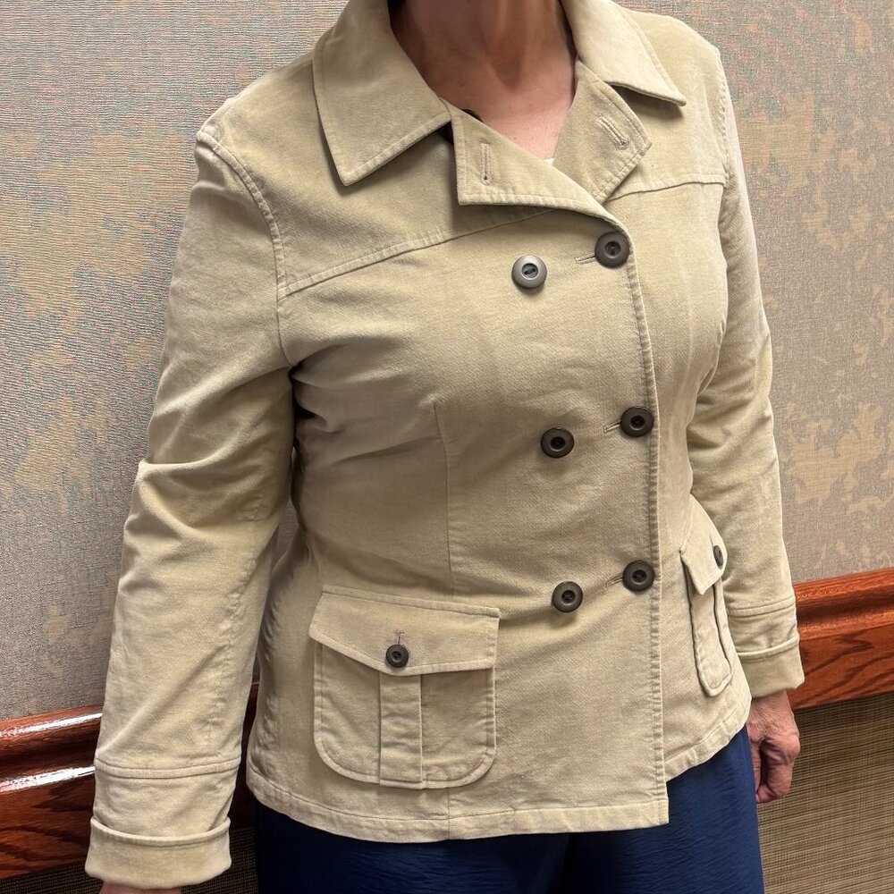 Talbots Double Breasted Jacket. Size 12 - image 1